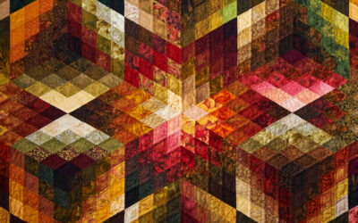 Stitching Together as One in a Jeweled Net — or Beautiful Quilt