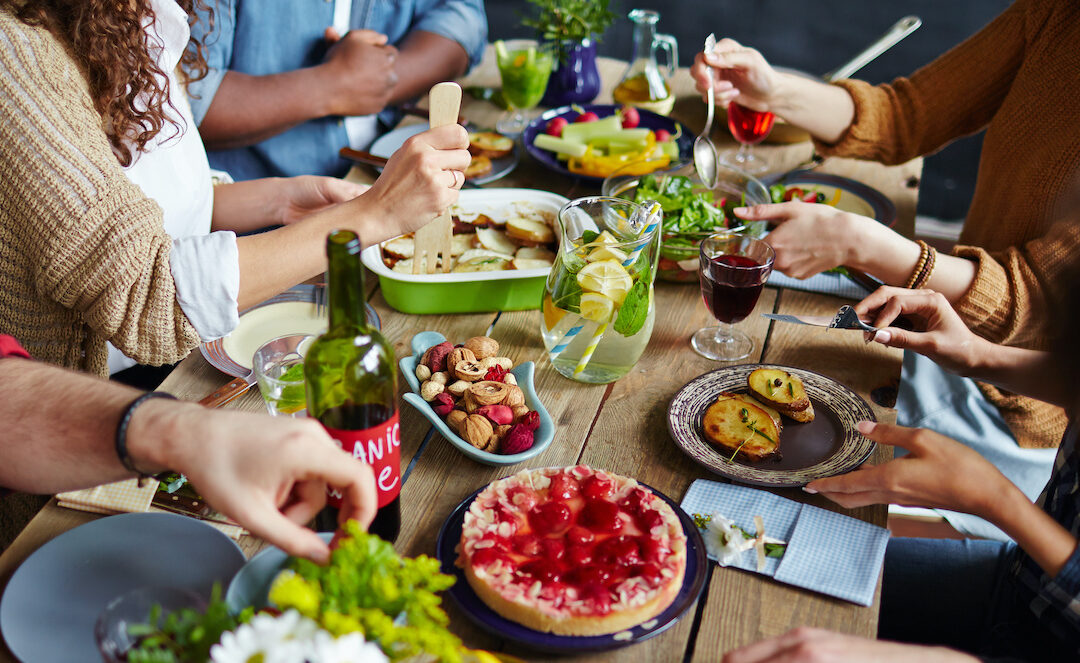 Festive, family meal